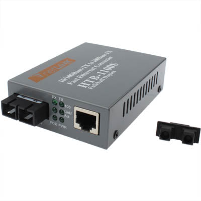 Transceptor de fibra Fast Ethernet monomodo, Single-mode Fiber Transceiver