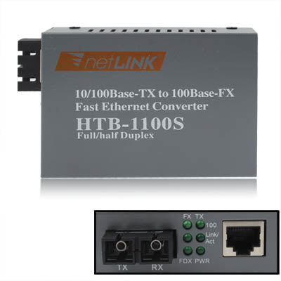Transceptor de fibra Fast Ethernet multimodo, Multi-mode Fiber Transceiver