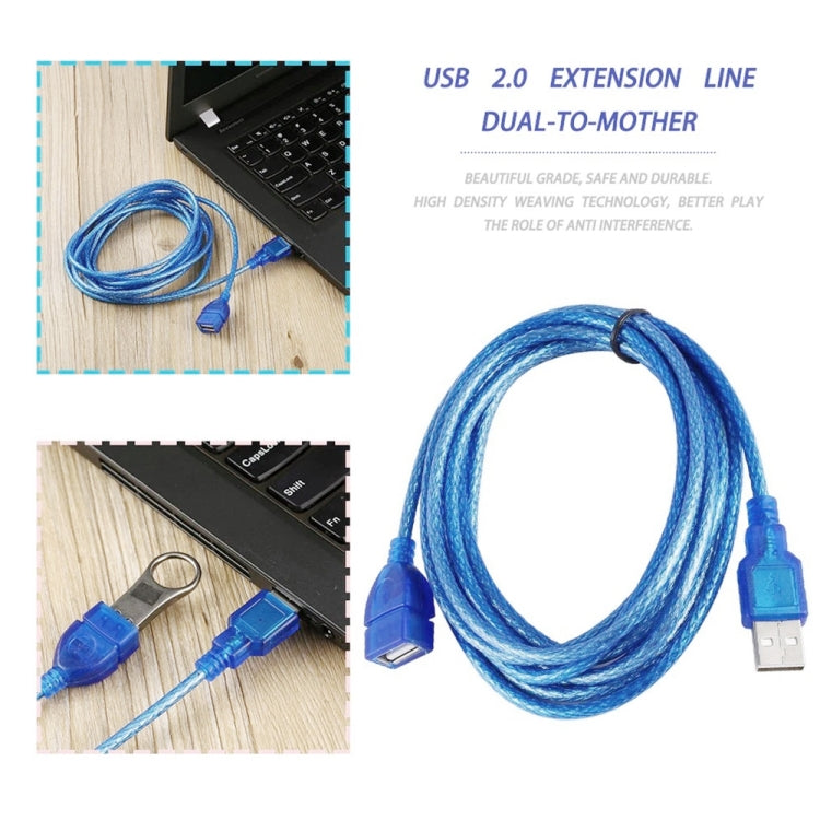 Cable de extensión USB 2.0 AM a AF de transmisión de alta velocidad, longitud: 10 m, AM to AF(High Quality), Length: 10m