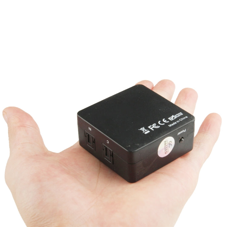 Adaptador de corriente SPDIF/TOSLINK, amplificador divisor de Audio óptico Digital, 1x3, compatible con 5,1, Supports 5.1