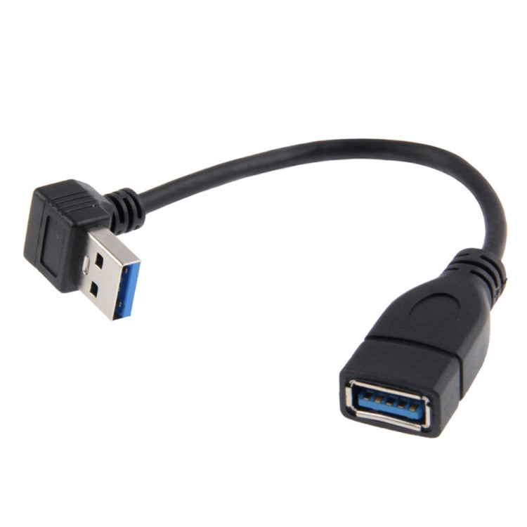 Cable de extensión USB 3.0 con ángulo hacia abajo de 90 grados, cable adaptador macho a hembra, longitud: 15 cm, Down Angle AM to AF, length: 15cm