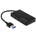 La velocidad estupenda portátil 4 vira el indicador LED del EJE de los puertos USB 3.0 5Gbps intercambio en caliente, señal clara USB3.0, HUB 5GBPs