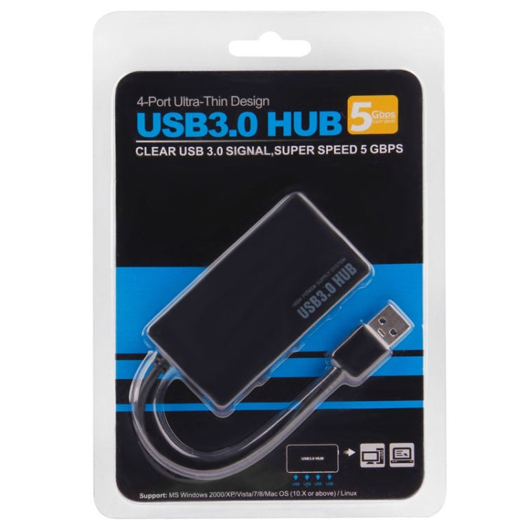 La velocidad estupenda portátil 4 vira el indicador LED del EJE de los puertos USB 3.0 5Gbps intercambio en caliente, señal clara USB3.0, HUB 5GBPs