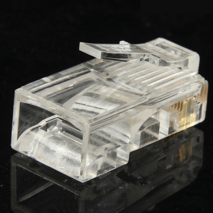 Conector modular RJ45 de alto rendimiento de 100 piezas, dorado: 3u 3 pies, Gold: 3u 3 Feet