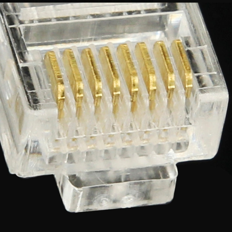 Conector modular RJ45 de alto rendimiento de 100 piezas, dorado: 3u 3 pies, Gold: 3u 3 Feet