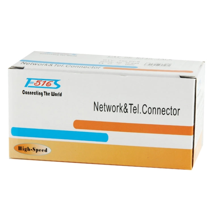 Conector modular RJ45 de alto rendimiento de 100 piezas, dorado: 3u 3 pies, Gold: 3u 3 Feet