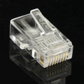 Conector modular RJ45 de 100 piezas, dorado: 3u, Gold: 3u