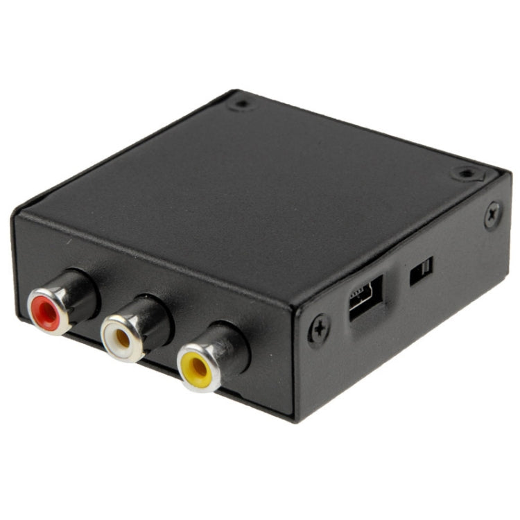 HDV-M610 Adaptador convertidor de vídeo Full HD 1080P HDMI a AV/CVBS de tamaño mini, HDMI to AV/CVBS (Mini)