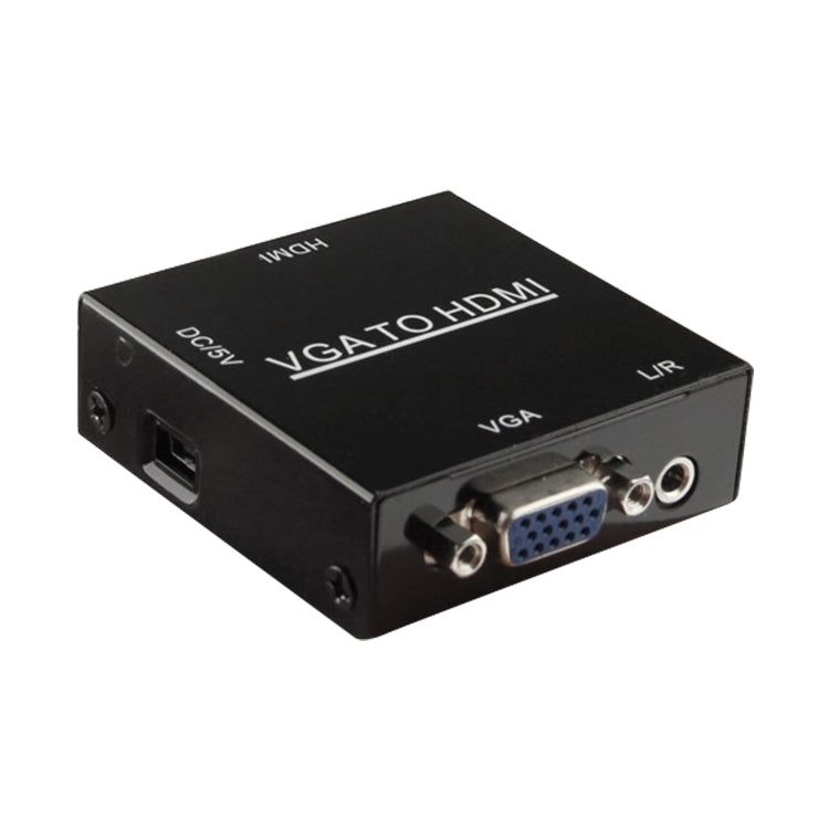 HD 1080P HDMI Mini VGA a HDMI Scaler Box Audio Video Adaptador convertidor digital para PC / HDTV, HD 1080P