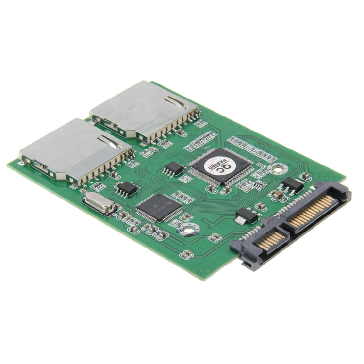 Tarjeta SD dual a tarjeta convertidora de adaptador SATA de 22 pines, Dual SD to 22 Pin SATA