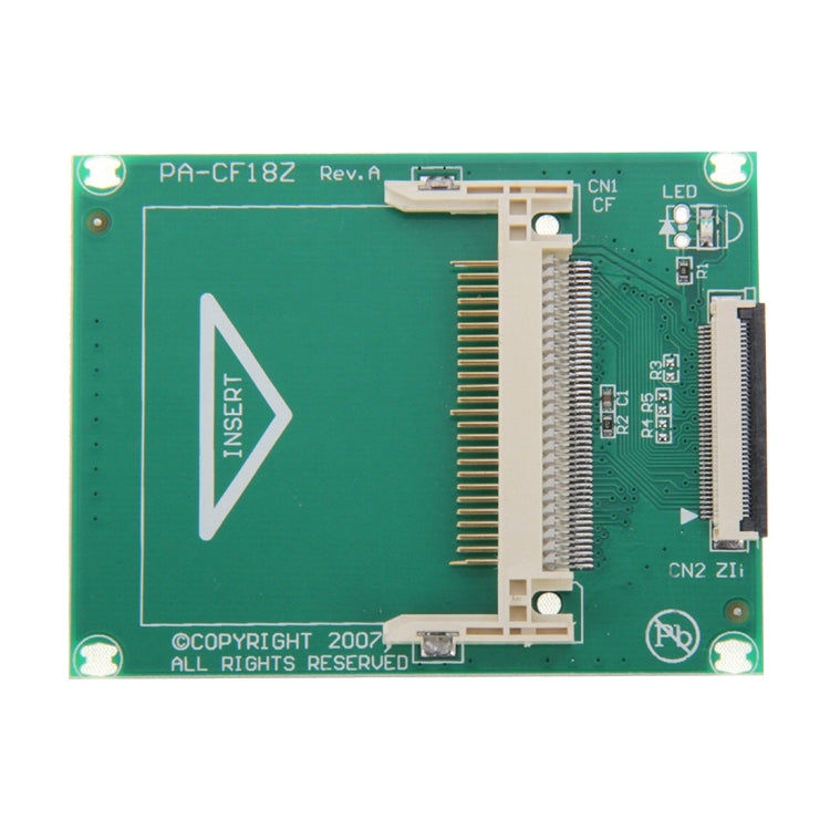 Tarjeta CF a tarjeta adaptadora de Cable de placa convertidora CE ZIF PATA de 1,8 pulgadas