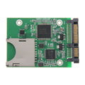 Tarjeta convertidora de adaptador SD a SATA de 22 pines, SD to 22 Pin SATA (Green)