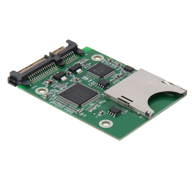 Tarjeta convertidora de adaptador SD a SATA de 22 pines, SD to 22 Pin SATA (Green)