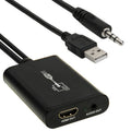 Convertidor líder de vídeo USB 2.0 a HDMI HD para HDTV, compatible con Full HD 1080P, USB 2.0 to HDMI