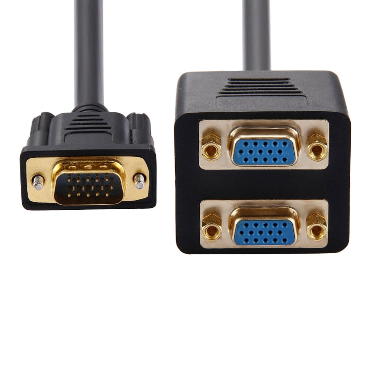 Cable divisor VGA macho a 2 VGA hembra de 30 cm, VGA Male