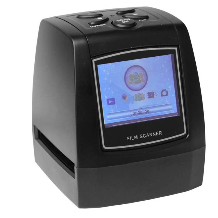 EC718 USB 2.0 35 mm 5MP Escáner de película con pantalla TFT LCD de 2,36 pulgadas, compatible con tarjeta SD, EC718