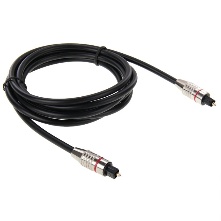 Cable de fibra óptica de audio digital Toslink M a M, diámetro exterior: 5,0 mm, longitud: 2 m, 2m