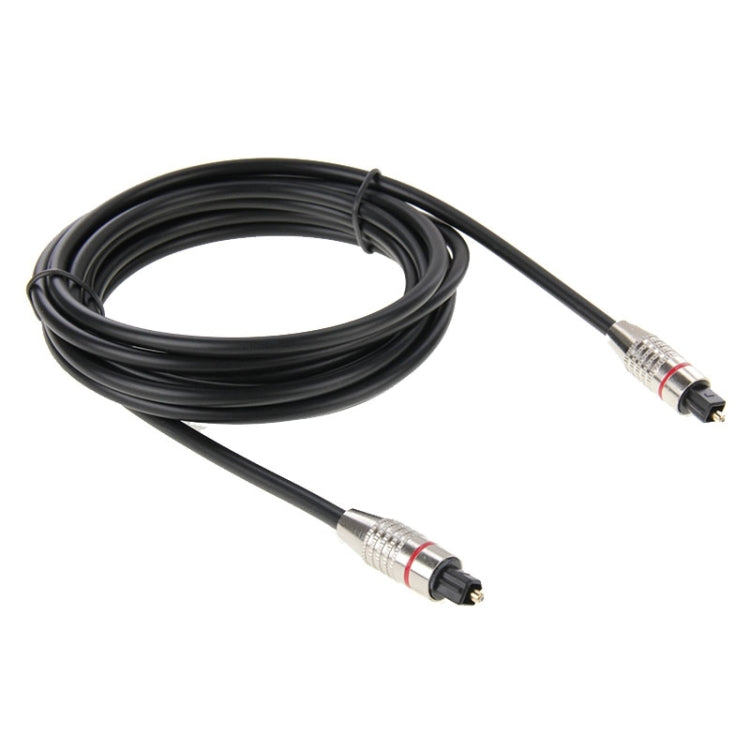 Cable de fibra óptica de audio digital Toslink M a M, diámetro exterior: 5,0 mm, longitud: 3 m, 3m