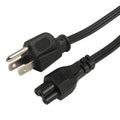 Cable de alimentación de CA para portátil estadounidense de 3 clavijas de alta calidad, longitud: 1,2 m, 3 Prong Style US Plug, Length: 1.2m
