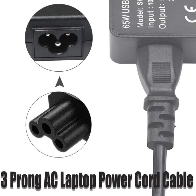 Cable de alimentación de CA para portátil estadounidense de 3 clavijas de alta calidad, longitud: 1,8 m, 3 Prong Style US Plug, Length: 1.8m