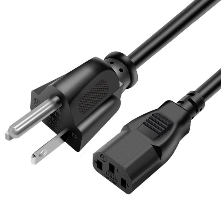 Cable de alimentación de CA para portátil estadounidense de 3 clavijas de alta calidad, longitud: 1,8 m, US Plug, 1.8m