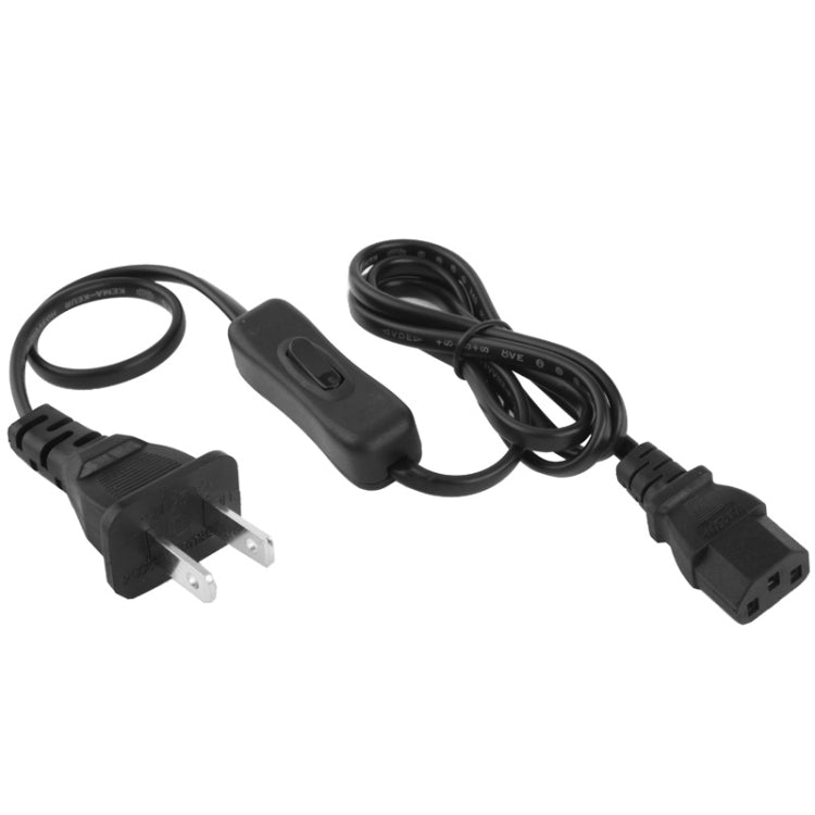 Cable de alimentación de CA estilo 3 clavijas con interruptor 304, longitud: 1,2 m, EU Plug with 304 Switch, 1.2m, US Plug with 304 Switch, 1.2m