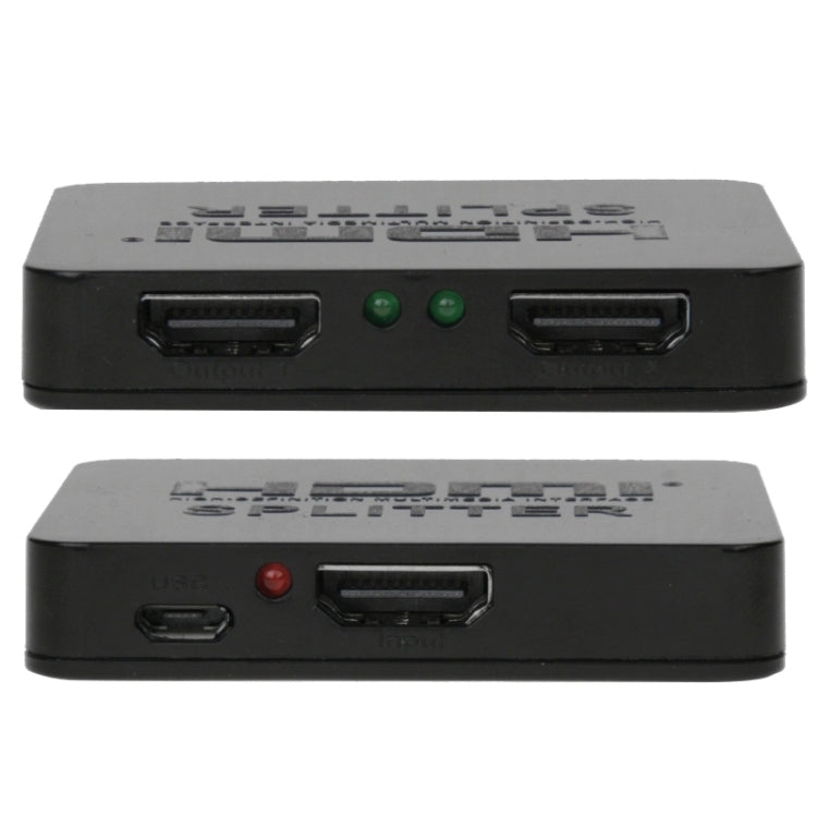 Mini divisor lleno de HD 4K 1x2 HDMI 3D V1.4b para HDTV/STB/DVD/proyector/DVR, HDMI V1.4b