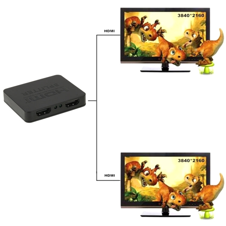 Mini divisor lleno de HD 4K 1x2 HDMI 3D V1.4b para HDTV/STB/DVD/proyector/DVR, HDMI V1.4b