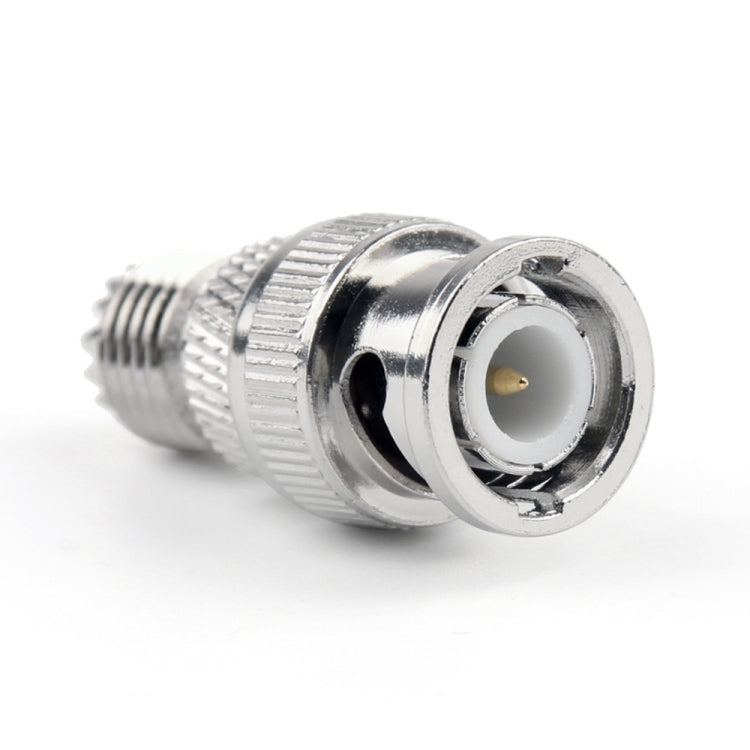 BNC macho + mini conector hembra UHF Adaptador coaxial RF, Male + Mini UHF