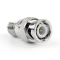 BNC macho + mini conector hembra UHF Adaptador coaxial RF, Male + Mini UHF