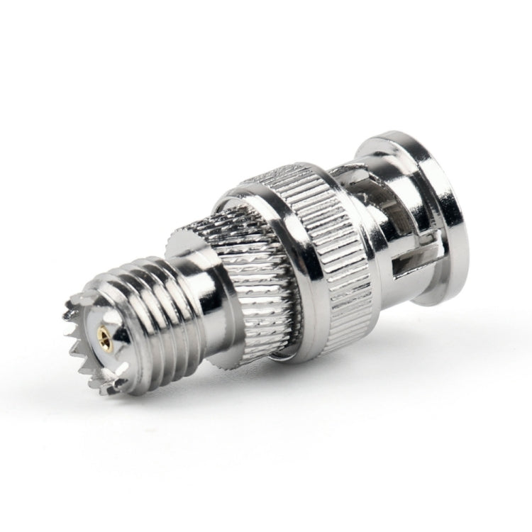 BNC macho + mini conector hembra UHF Adaptador coaxial RF, Male + Mini UHF