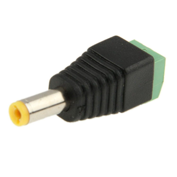 Conector de alimentación verde macho DC 5,5 x 2,1 mm de 10 piezas, 5.5 x 2.1mm