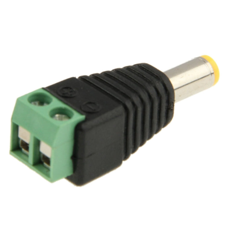 Conector de alimentación verde macho DC 5,5 x 2,1 mm de 10 piezas, 5.5 x 2.1mm