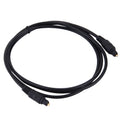 Cable Toslink de fibra óptica de audio digital, diámetro exterior: 4,0 mm (chapado en oro), 1.5m