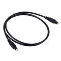 Cable Toslink de fibra óptica de audio digital, longitud del cable: 1 m, diámetro exterior: 4,0 mm (chapado en oro), 1m