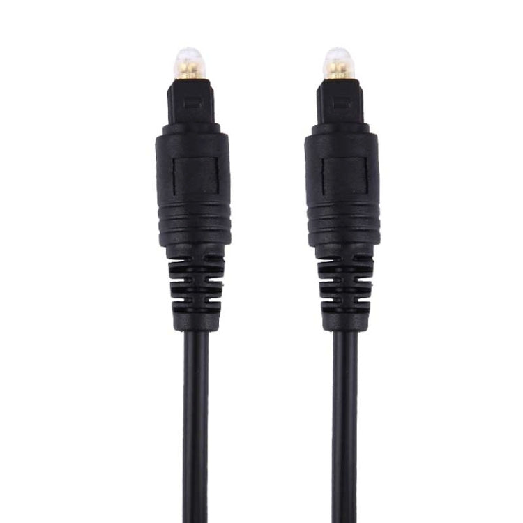 Cable Toslink de fibra óptica de audio digital, longitud del cable: 1 m, diámetro exterior: 4,0 mm (chapado en oro), 1m