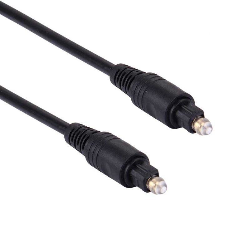 Cable Toslink de fibra óptica de audio digital, longitud del cable: 1 m, diámetro exterior: 4,0 mm (chapado en oro), 1m