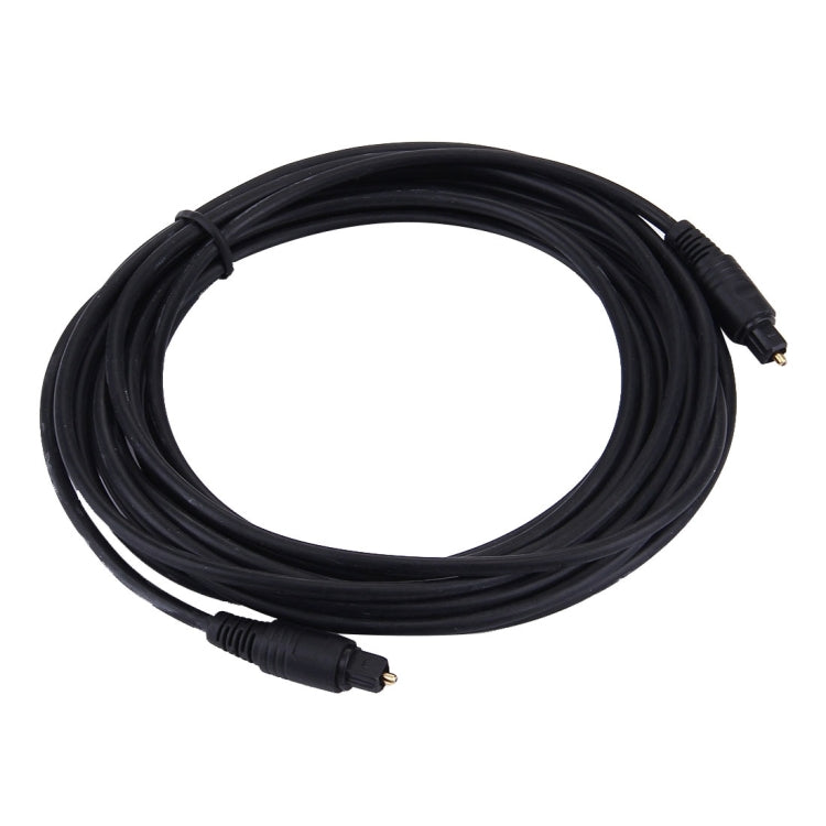 Cable Toslink de fibra óptica de audio digital, longitud del cable: 5 m, diámetro exterior: 4,0 mm (chapado en oro), 5m