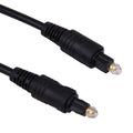 Cable Toslink de fibra óptica de audio digital, longitud del cable: 3 m, diámetro exterior: 4,0 mm (chapado en oro), 3m
