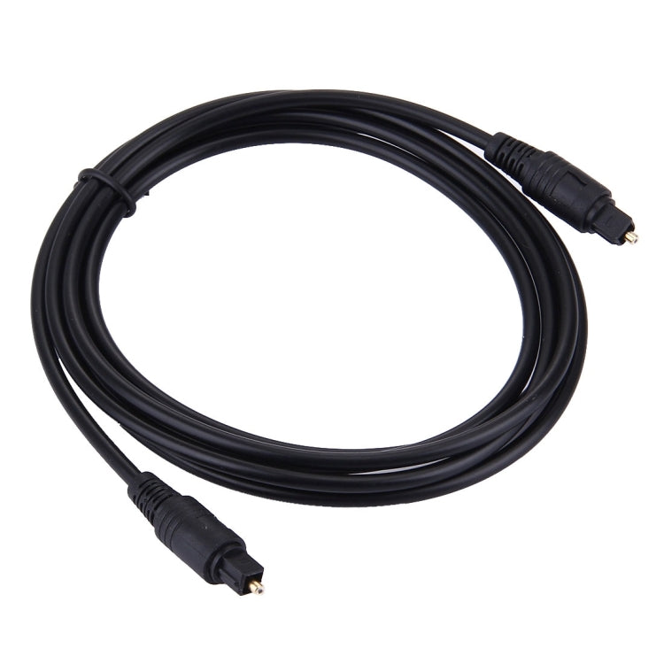 Cable Toslink de fibra óptica de audio digital, longitud del cable: 2 m, diámetro exterior: 4,0 mm (chapado en oro), 2m