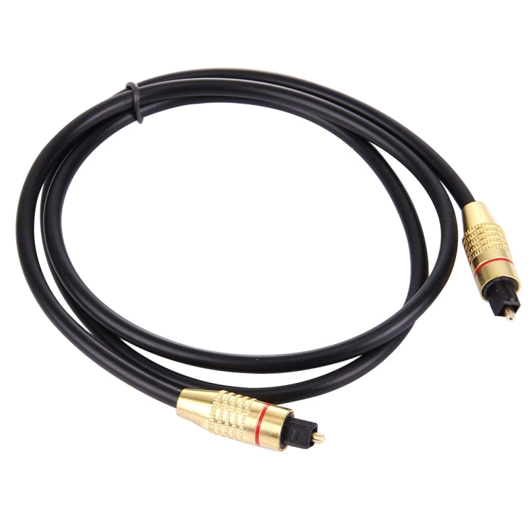 Cable Toslink de fibra óptica de audio digital, longitud del cable: 1 m, diámetro exterior: 5,0 mm, 1m