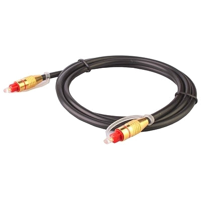 Cable Toslink de fibra óptica de audio digital, diámetro exterior: 5,0 mm, 1.5m