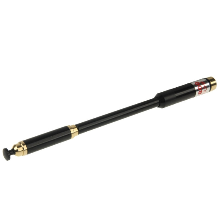 AL-800 Antena dual de radio portátil telescópica SMA-F de alta ganancia de banda dual 144/430 MHz para walkie talkie, longitud de la antena: 22 cm / 86 cm