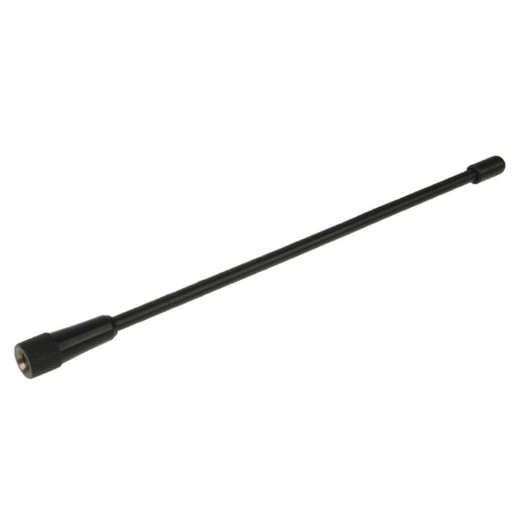 AL-800 Antena dual de radio portátil telescópica SMA-F de alta ganancia de banda dual 144/430 MHz para walkie talkie, longitud de la antena: 22 cm / 86 cm