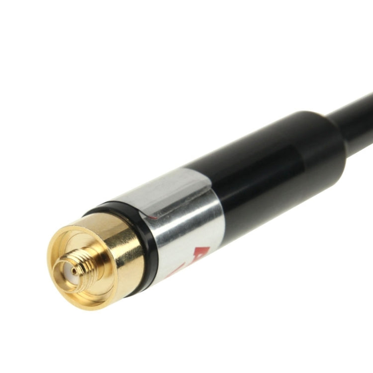 AL-800 Antena dual de radio portátil telescópica SMA-F de alta ganancia de banda dual 144/430 MHz para walkie talkie, longitud de la antena: 22 cm / 86 cm