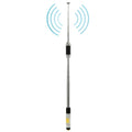 Antena de radio portátil telescópica SMA-F de alta ganancia RH770 de doble banda 144/430 MHz para walkie talkie, longitud de la antena: 93 cm