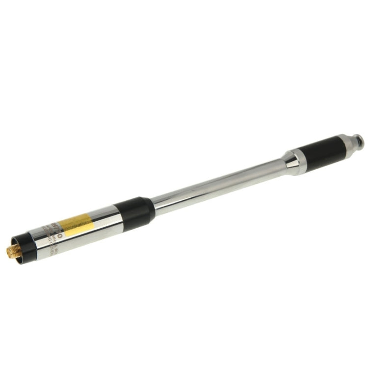 Antena de radio portátil telescópica SMA-F de alta ganancia RH770 de doble banda 144/430 MHz para walkie talkie, longitud de la antena: 93 cm