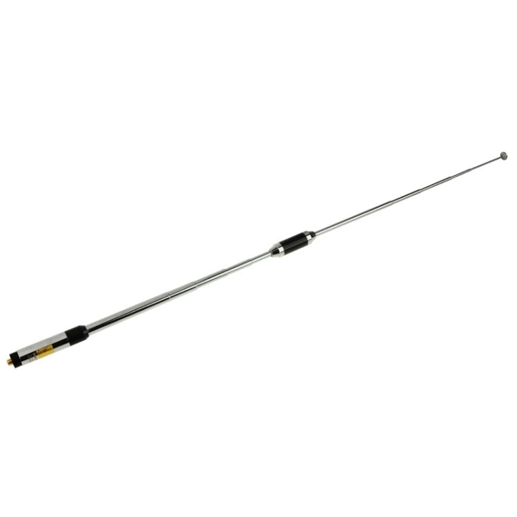 Antena de radio portátil telescópica SMA-F de alta ganancia RH770 de doble banda 144/430 MHz para walkie talkie, longitud de la antena: 93 cm