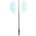Antena de radio portátil telescópica SMA-F de alta ganancia RH660S de doble banda 144/430 MHz para walkie talkie, longitud de la antena: 108,5 cm