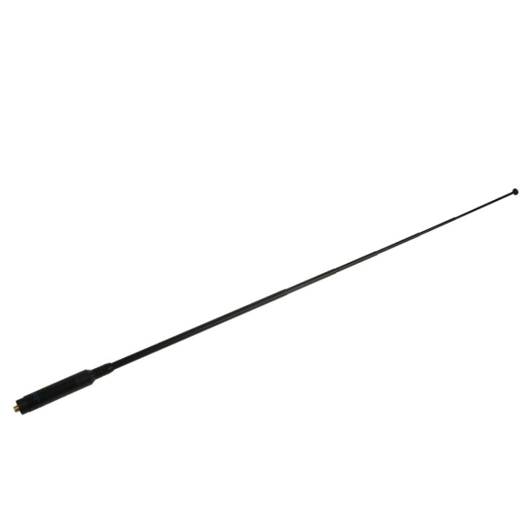 Antena de radio portátil telescópica SMA-F de alta ganancia RH660S de doble banda 144/430 MHz para walkie talkie, longitud de la antena: 108,5 cm